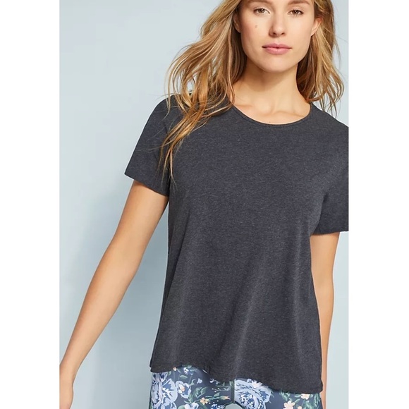 Anthropologie Tops - Nwt Anthropologie Avery Basic Tee science of apparel Charcoal Grey medium top